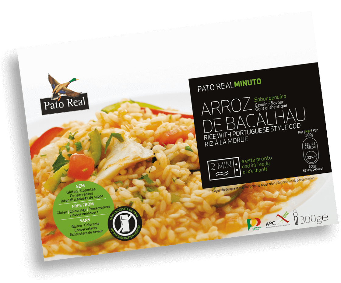 Arroz de Bacalhau Pronto a Comer