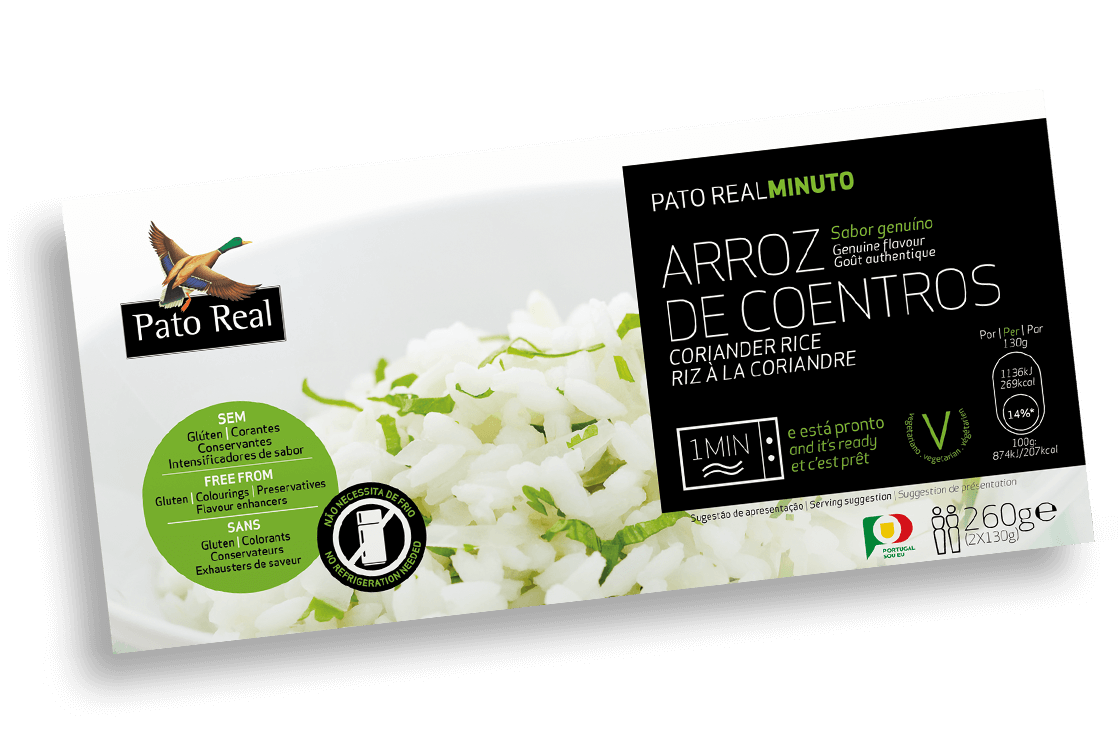 Arroz de Coentros Pronto a Comer