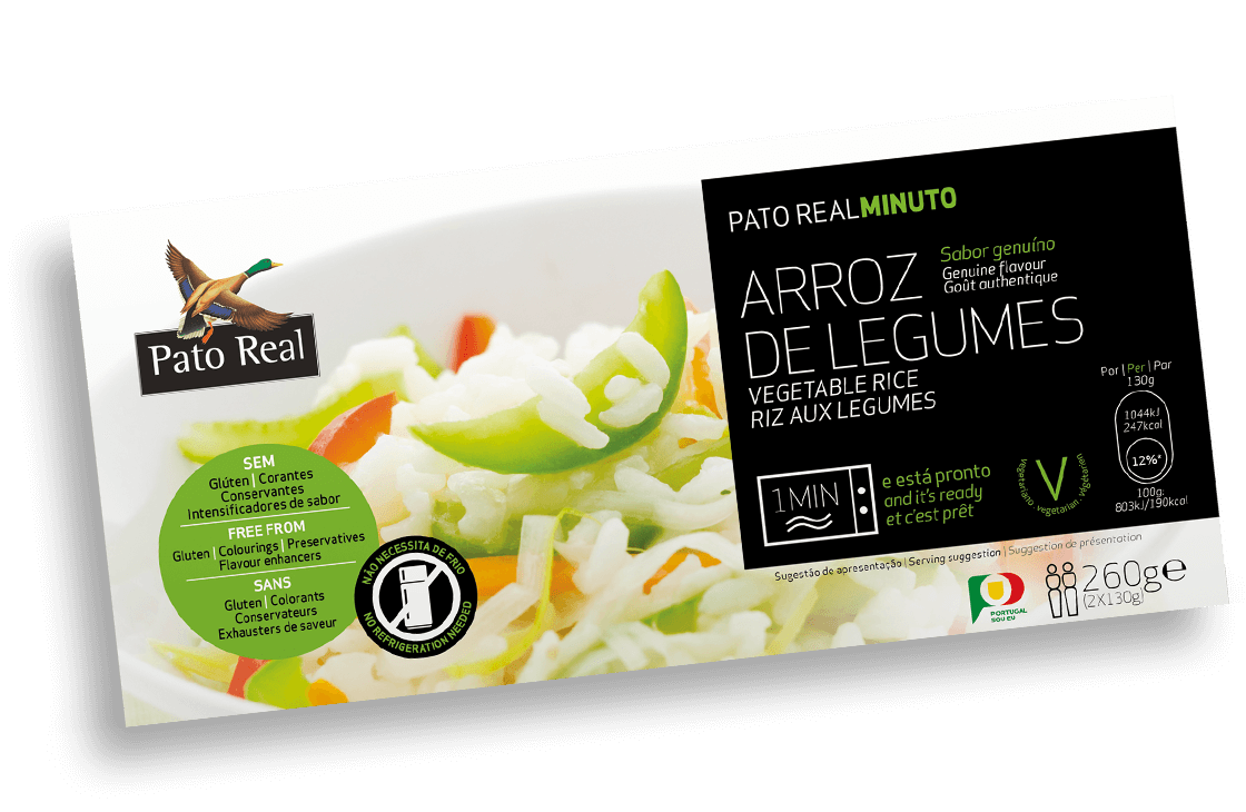 Arroz de Legumes Pronto a Comer