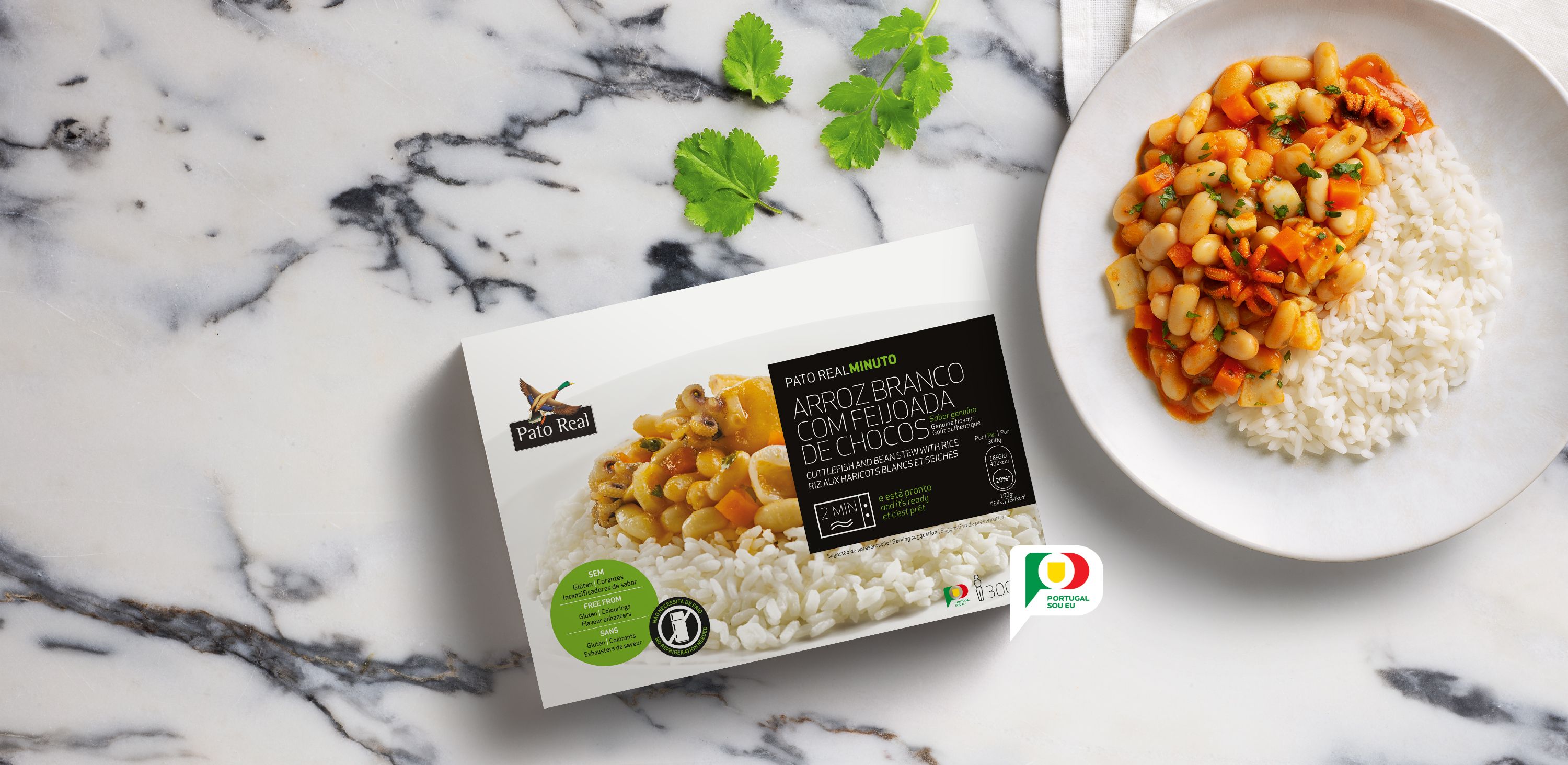 Arroz Branco com Feijoada de Chocos Pronto a Comer