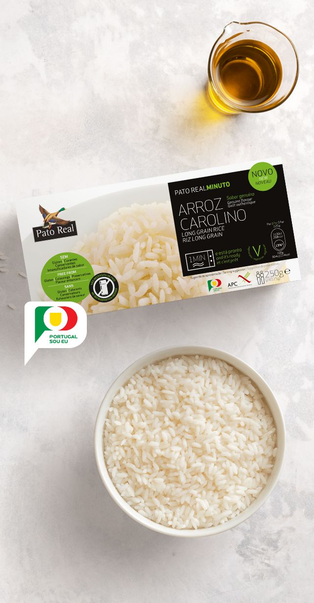 Arroz Carolino Pronto a Comer