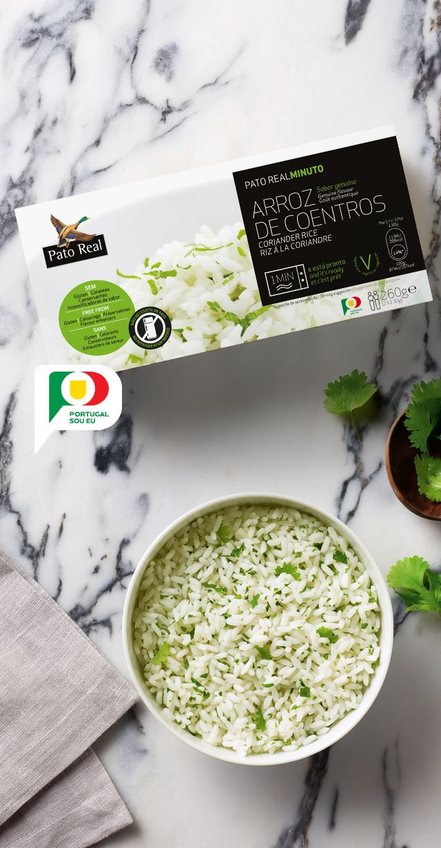 Arroz de Coentros Pronto a Comer