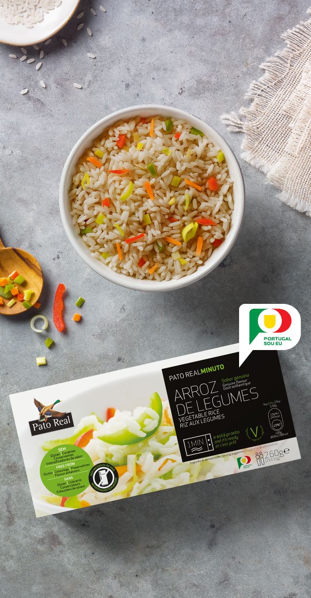 Arroz de Legumes Pronto a Comer