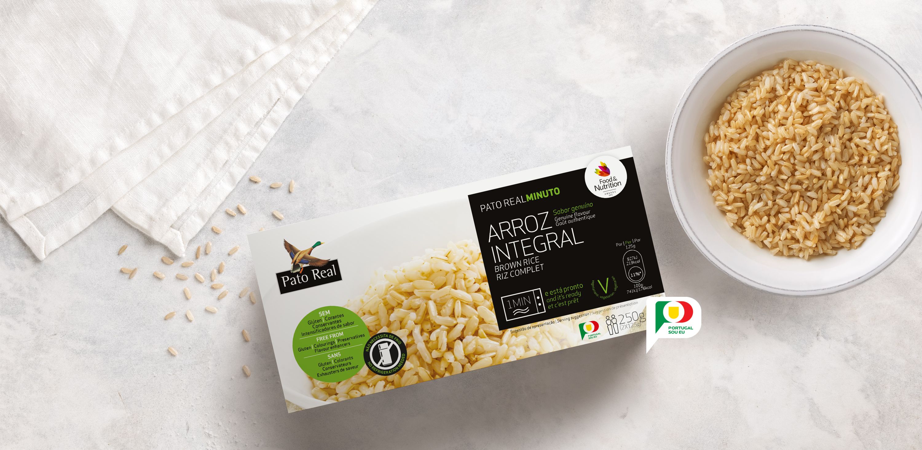 Arroz Integral Pronto a Comer