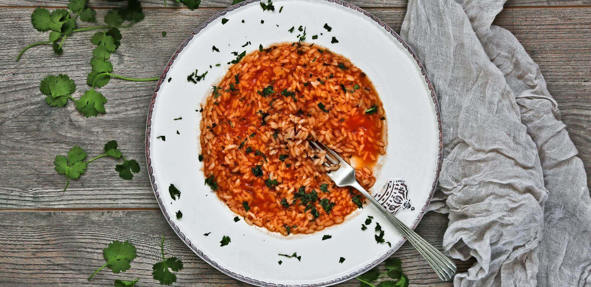 Arroz de Tomate com Coentros