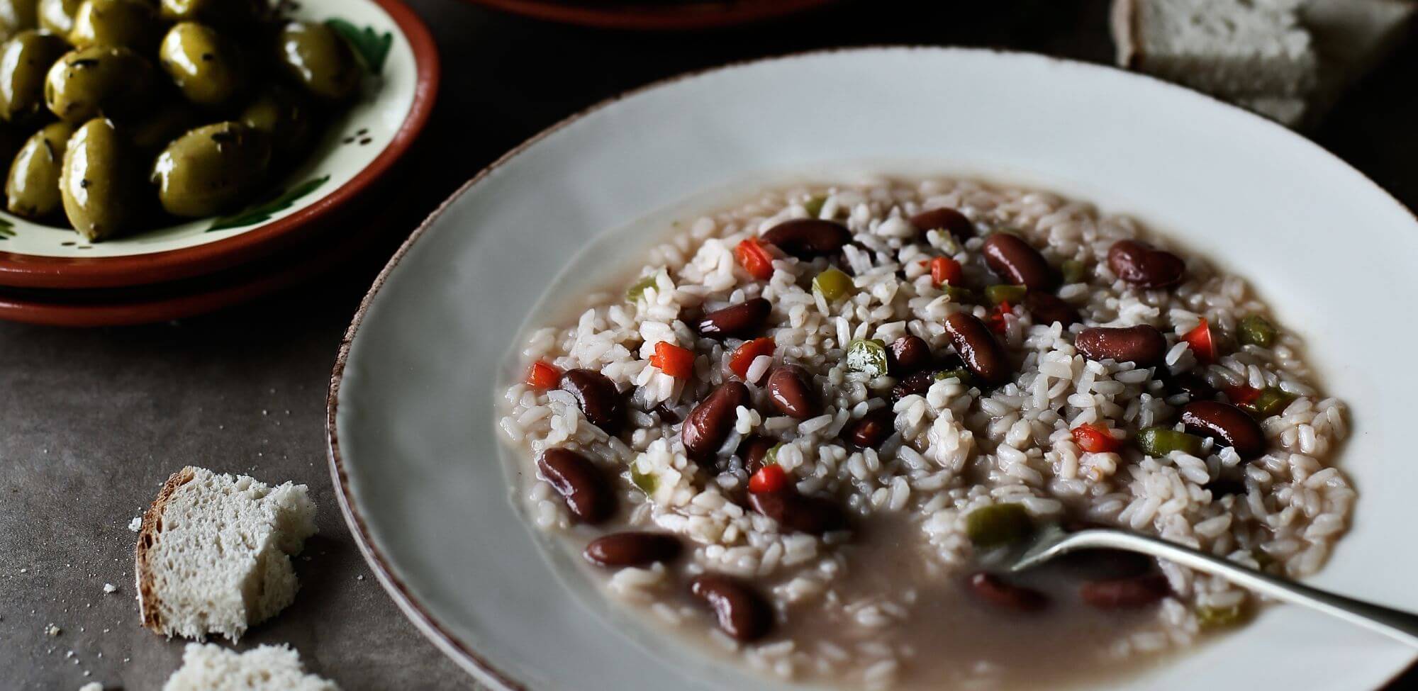 Arroz Malandro de Feijão Vermelho e Pimento