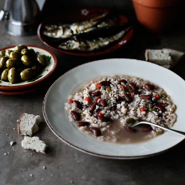 Arroz Malandro de Feijão Vermelho e Pimento