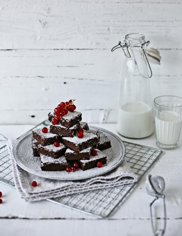 Brownies de Farinha de Arroz (sem Glúten)