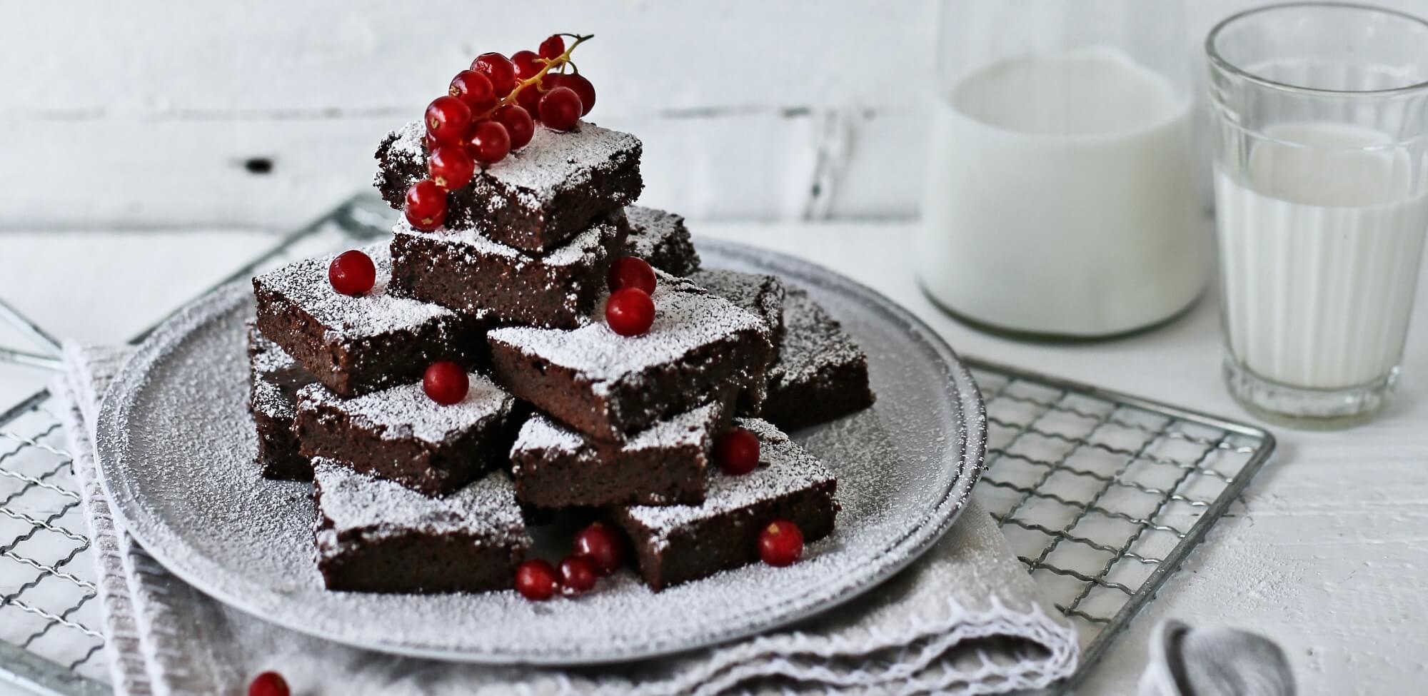 Brownies de Farinha de Arroz (sem Glúten)
