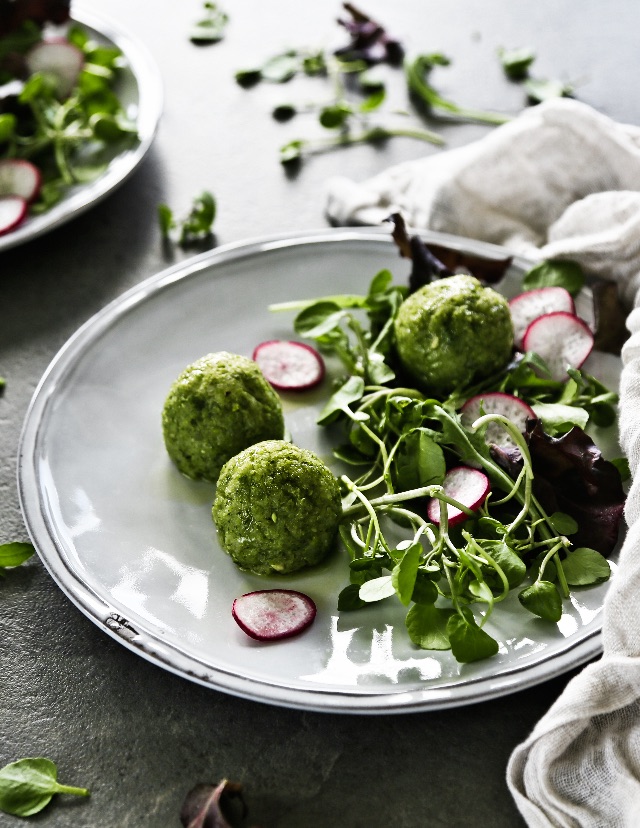 Falafel de Favas e Arroz Jasmim