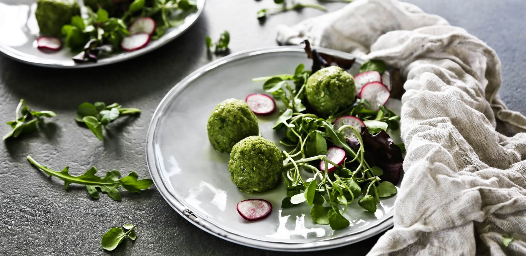 Falafel de Favas e Arroz Jasmim
