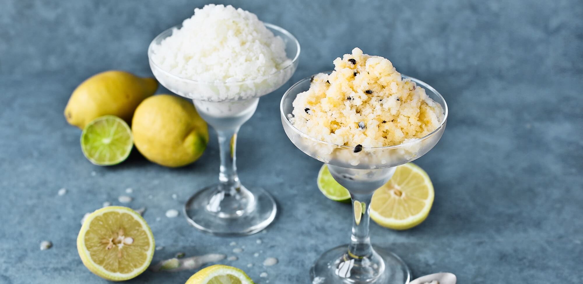 Granizado de Maracujá e Lima