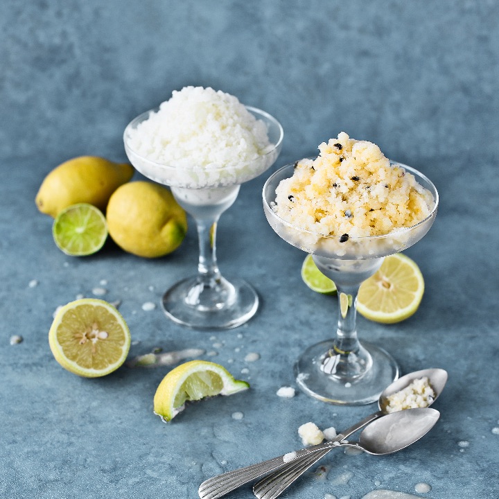 Granizado de Maracujá e Lima