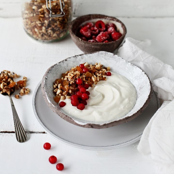 Granola de Arroz Tufado, Linhaça, Aveia e Sultanas